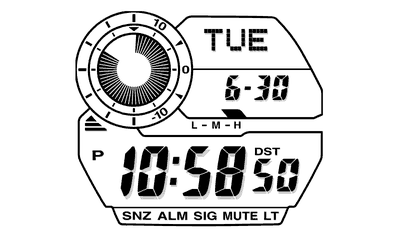 3410 · Triple sensor, graphic dial (2013)